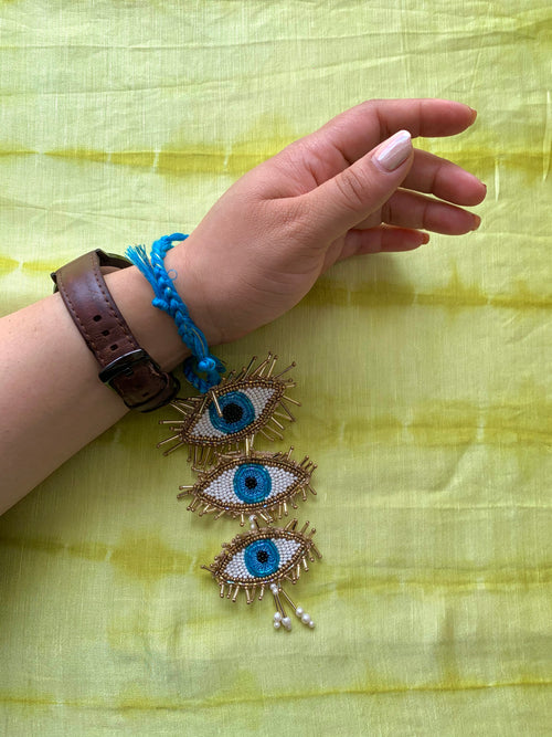 Good Vibes Only ~ Evil Eye Rakhi Set